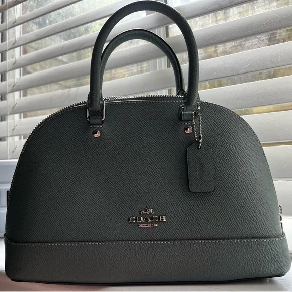 COACH MINI SIERRA SATCHEL IN LIGHT TEAL - Picture 10 of 15